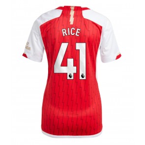 Arsenal Declan Rice #41 Domaci Dres za Ženska 2023-24 Kratak Rukavima